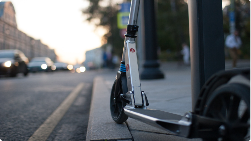La trottinette électrique en ville