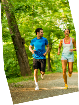 courir en forêt
